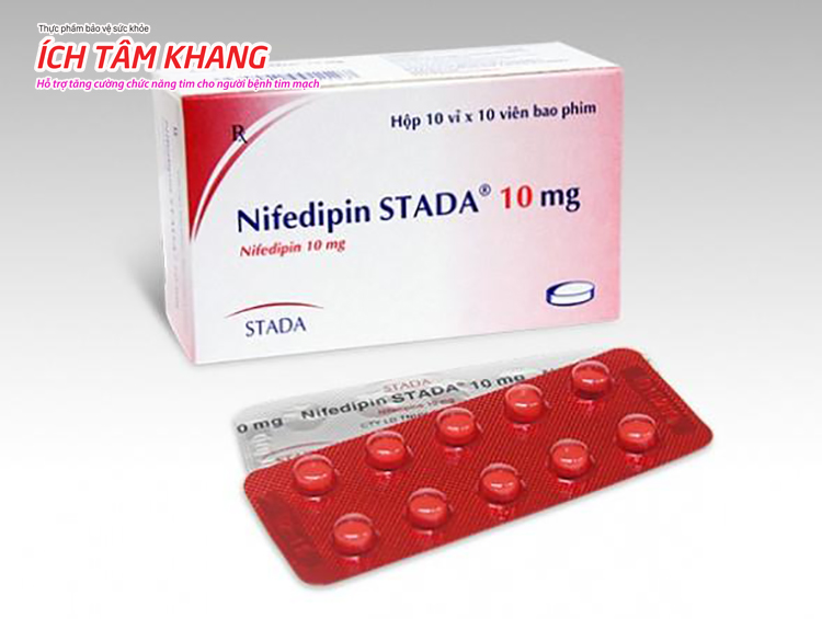 Thuốc điều trị tăng huyết áp Nifedipin được sử dụng rất phổ biến