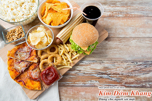 Đồ chiên rán, thức ăn nhanh làm tăng nguy cơ tạo sỏi cholesterol