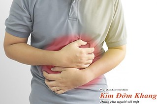 Đau bụng, đầy trướng là những triệu chứng có thể xảy ra  ở người bệnh polyp túi mật 