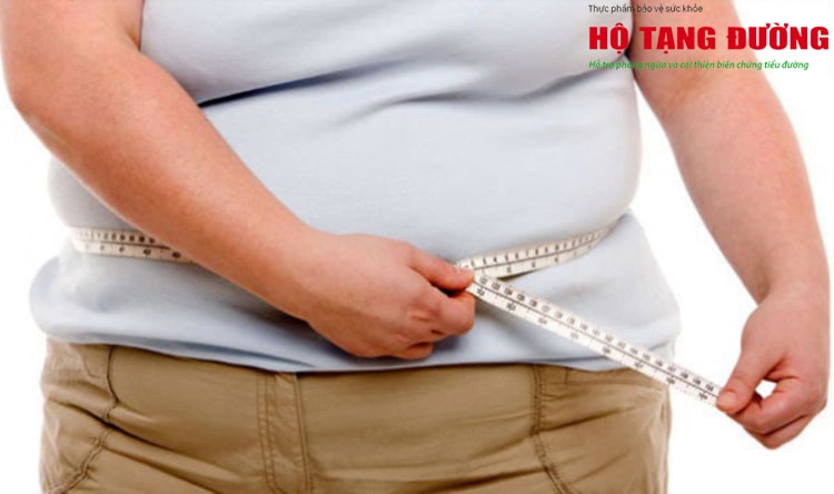 Thừa cân có thể dẫn đến bệnh tiểu đường.