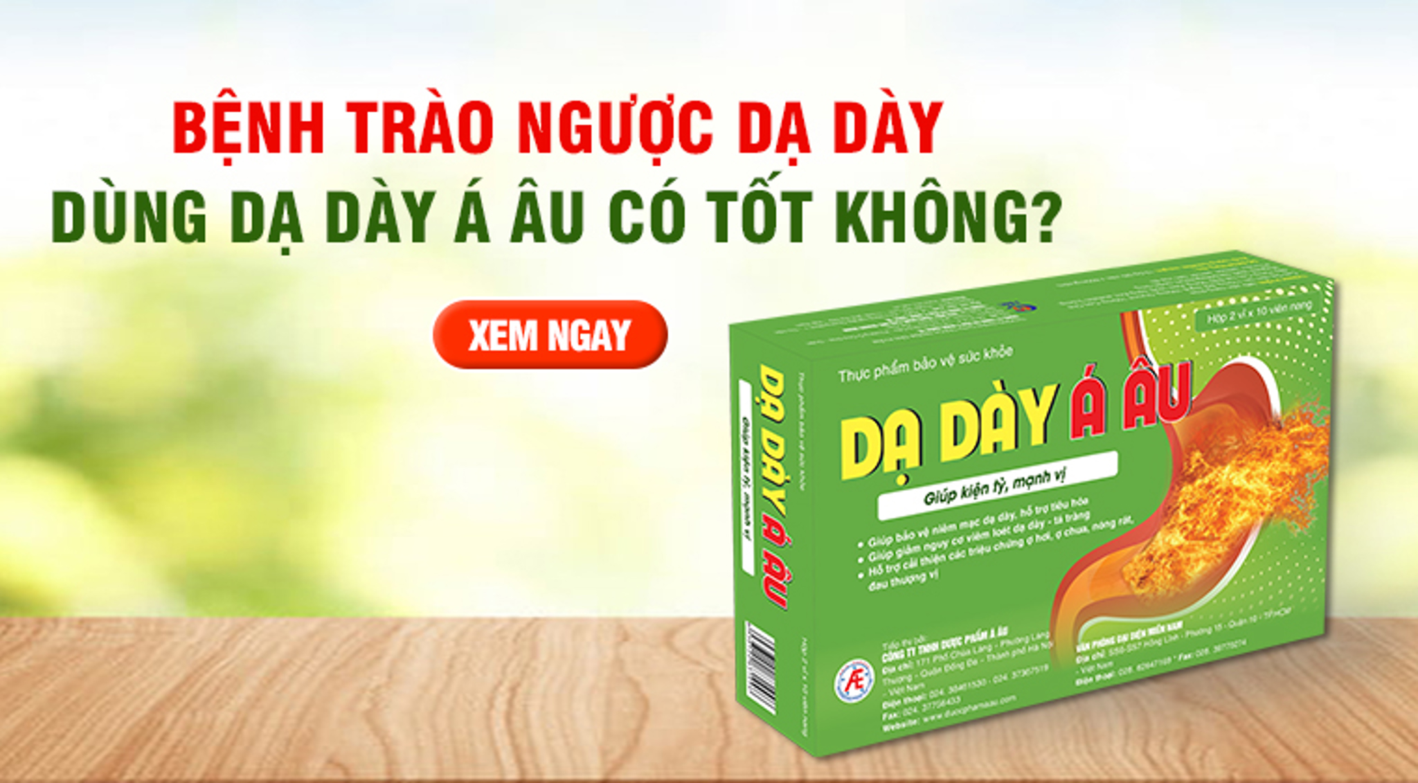 Bệnh Trao Ngược Dạ Day Dung Dạ Day A Au Co Tốt Khong