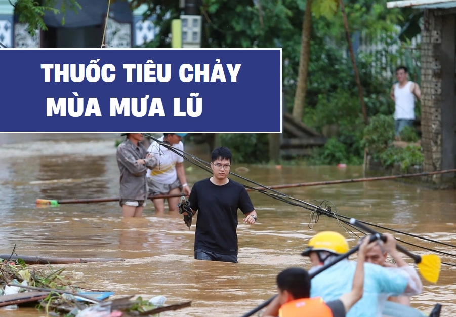 Các thuốc trị tiêu chảy mùa mưa lũ và lưu ý khi sử dụng