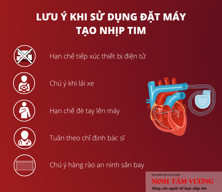 Lưu ý khi sử dụng máy tạo nhịp tim bạn cần biết