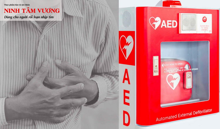Tại một số quốc gia tiên tiến, máy khử rung tim AED được đặt tại những khu vực công cộng