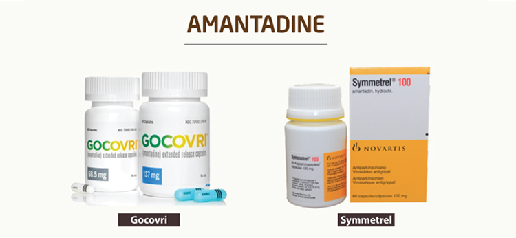 Thuốc điều trị Parkinson nhóm amantadine