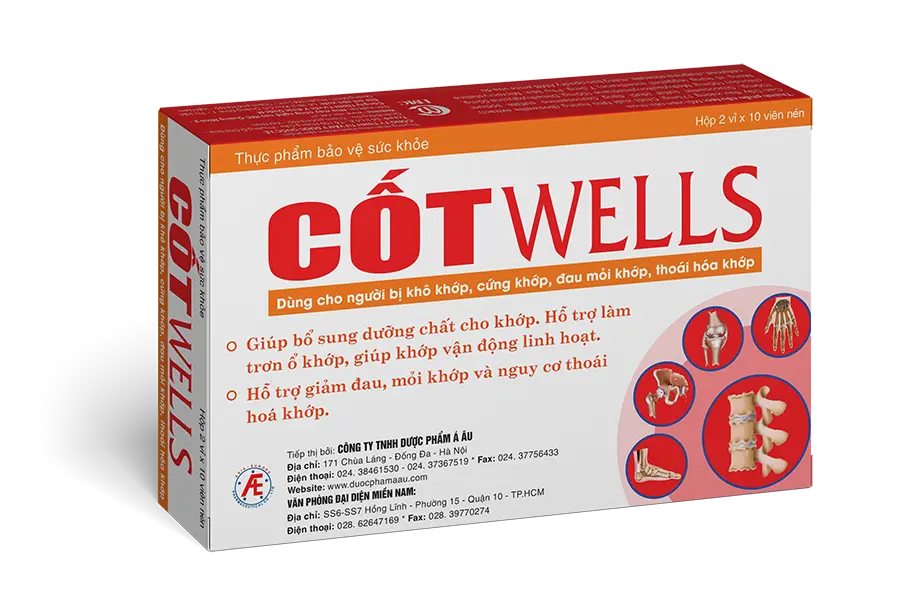 CốtWells chiết xuất từ màng vỏ trứng giúp giảm đau khớp, cải thiện thoái hóa khớp 