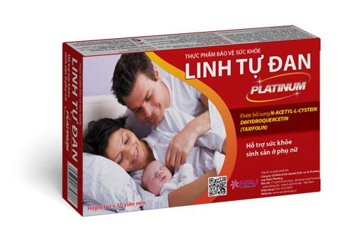 Thực phẩm bảo vệ sức khỏe Linh Tự Đan Platinum - Dùng cho phụ nữ trưởng thành cần hỗ trợ sinh sản